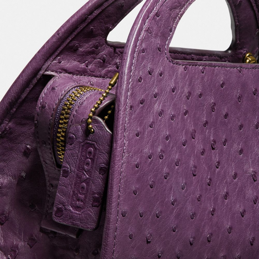 COACH Zip Dome Crossbody In Ostrich