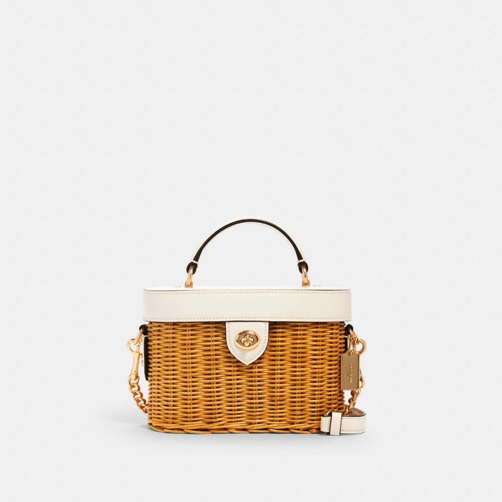 coach wicker purse