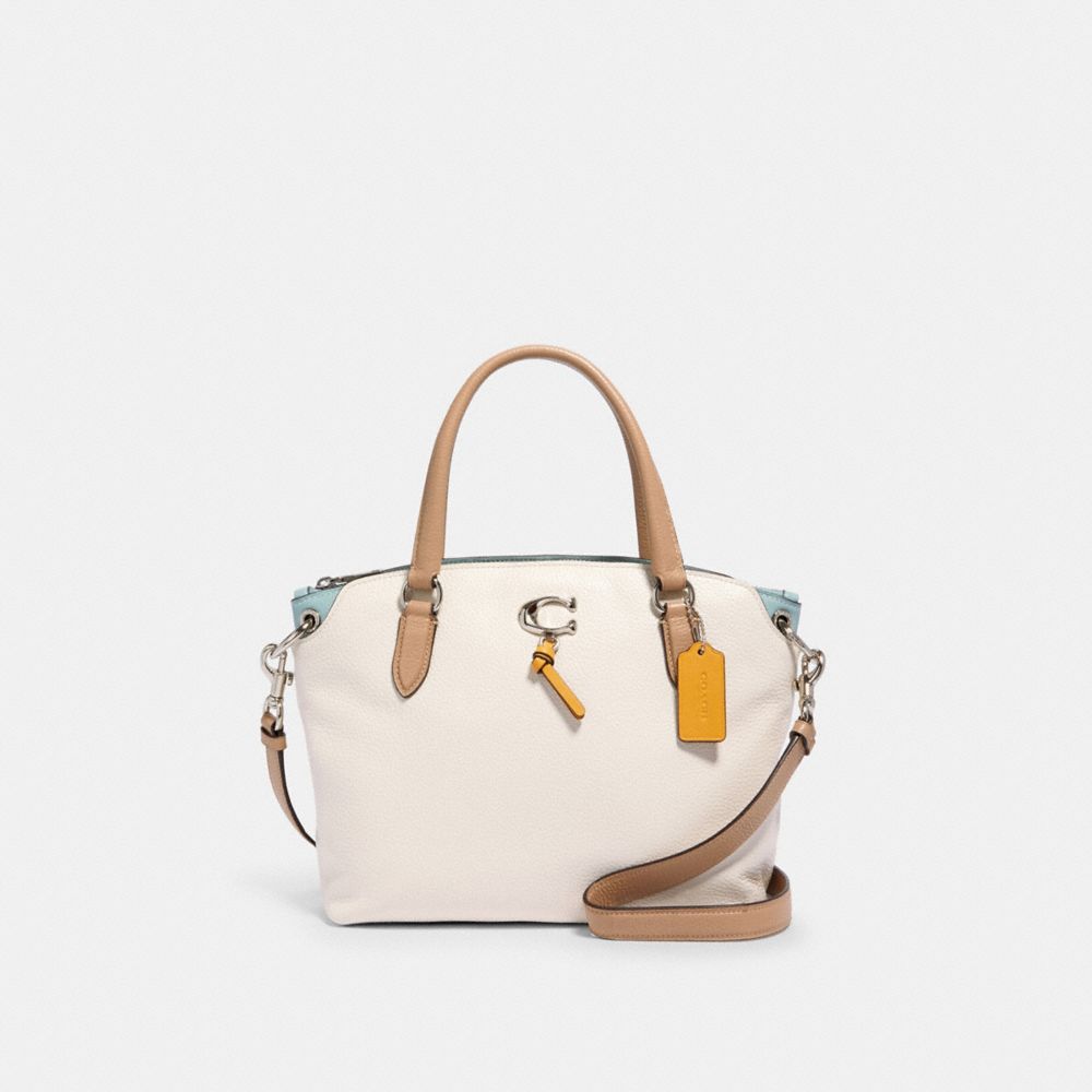 coach colorblock satchel