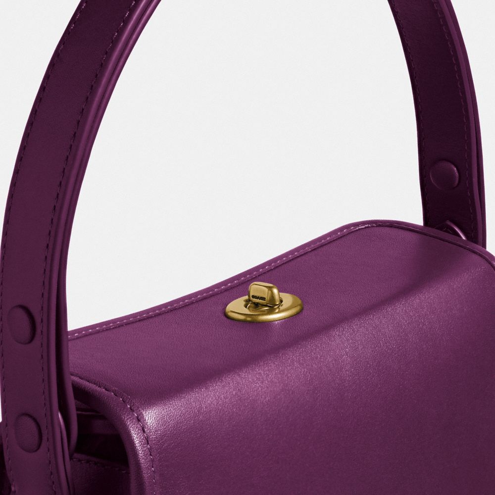 Coach Turnlock Shoulder Bag - Women's In B4/amethyst