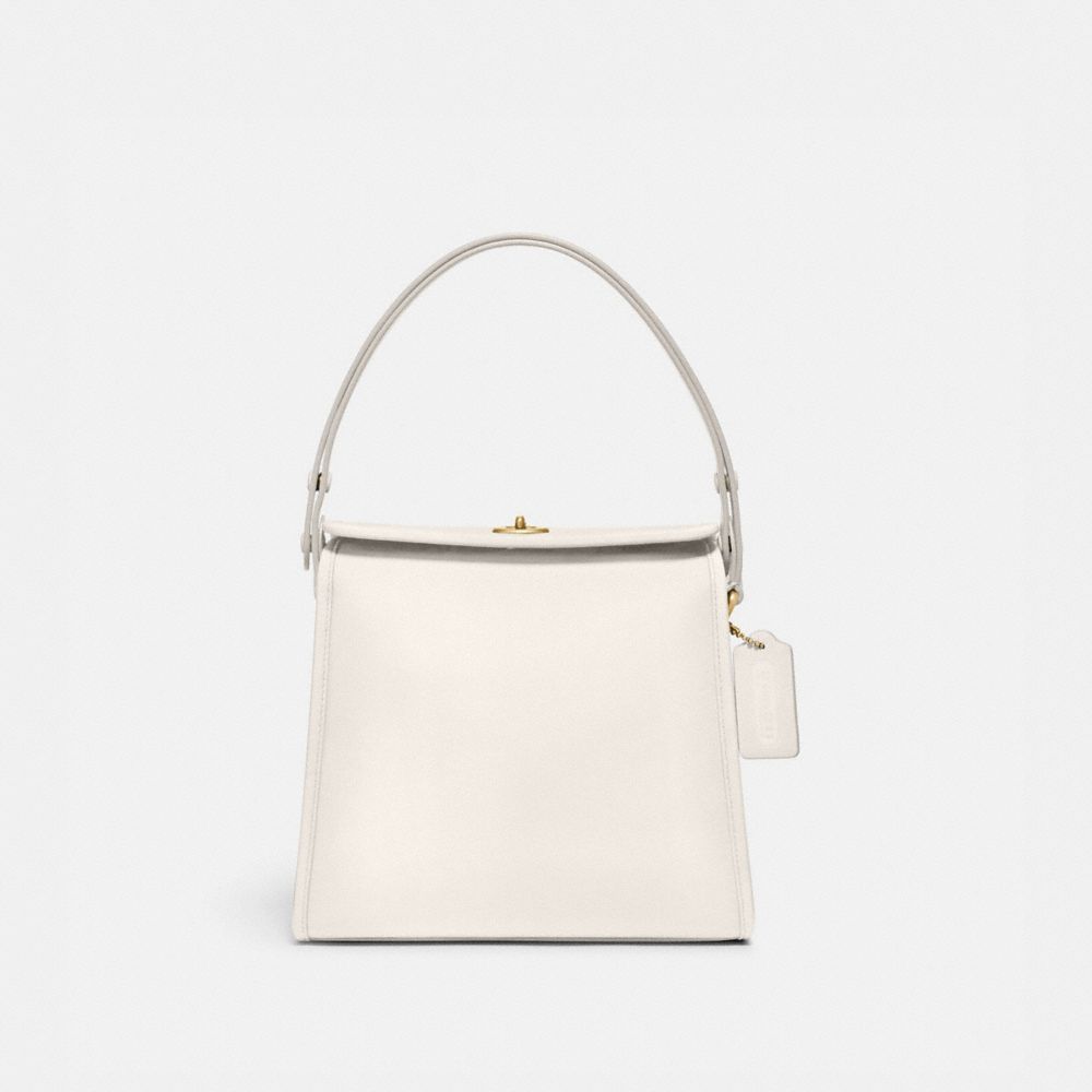 coach white shoulder bag