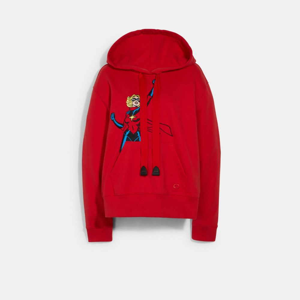 marvel red hoodie