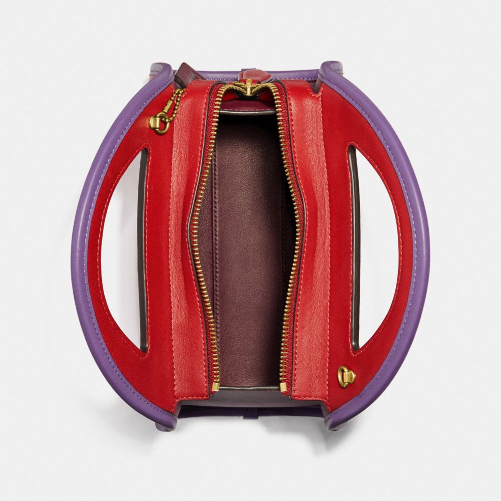 COACH Zip Dome Crossbody In Colorblock