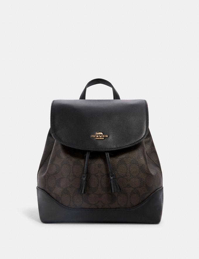 Elle Backpack In Signature Canvas Coach Outlet