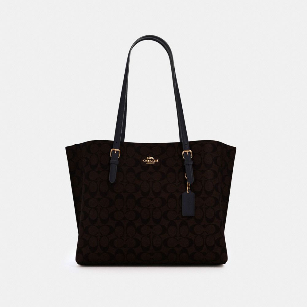 coach signature canvas tote