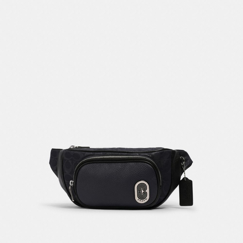 coach nylon crossbody black