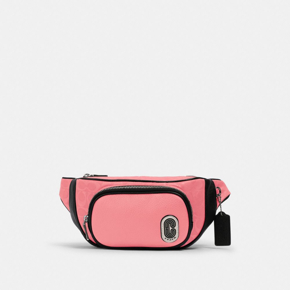 pink coach belt