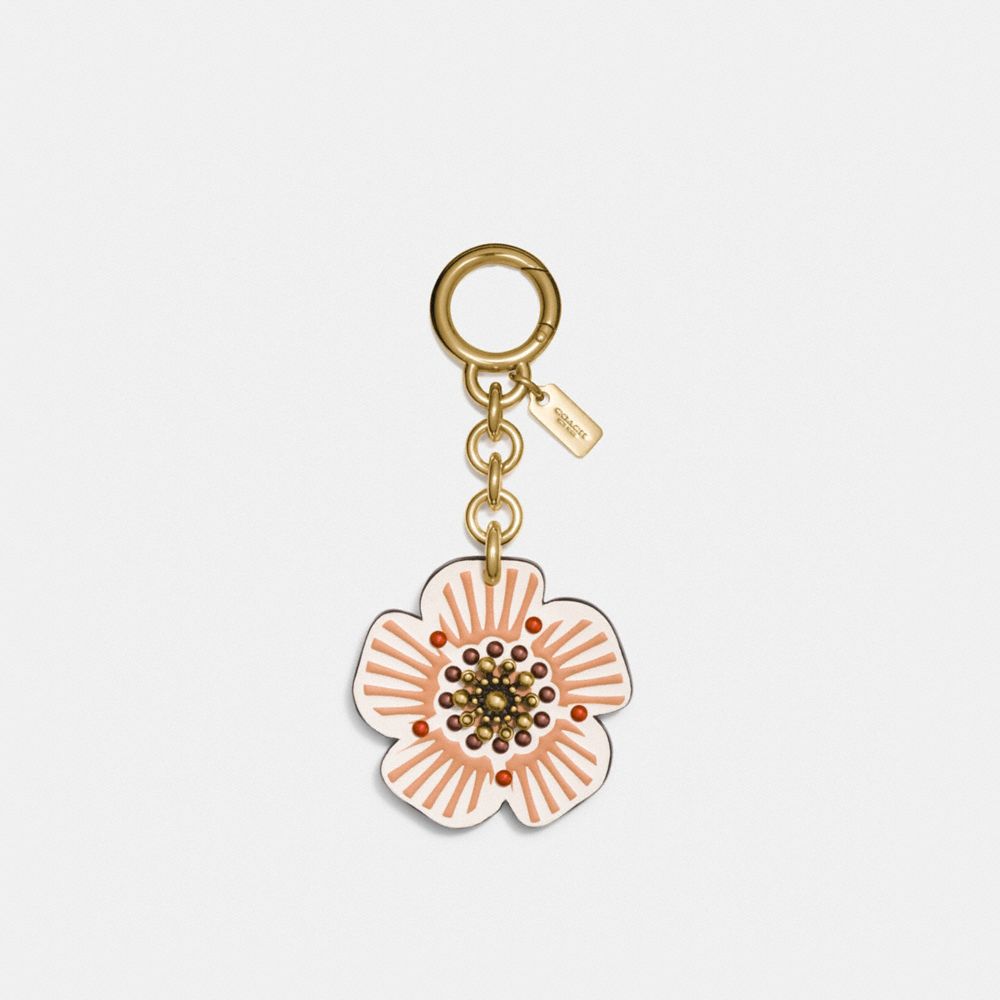 COACH Tea Rose Bag Charm