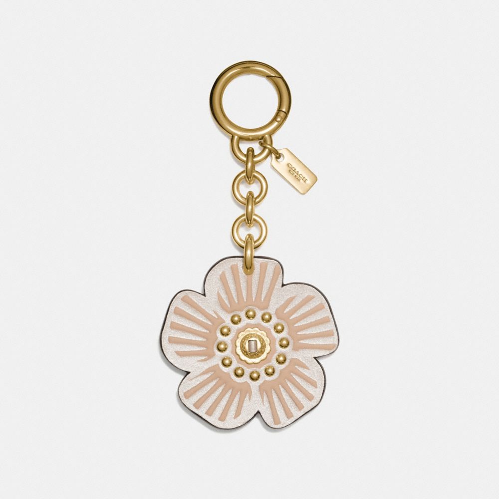 COACH Tea Rose Bag Charm