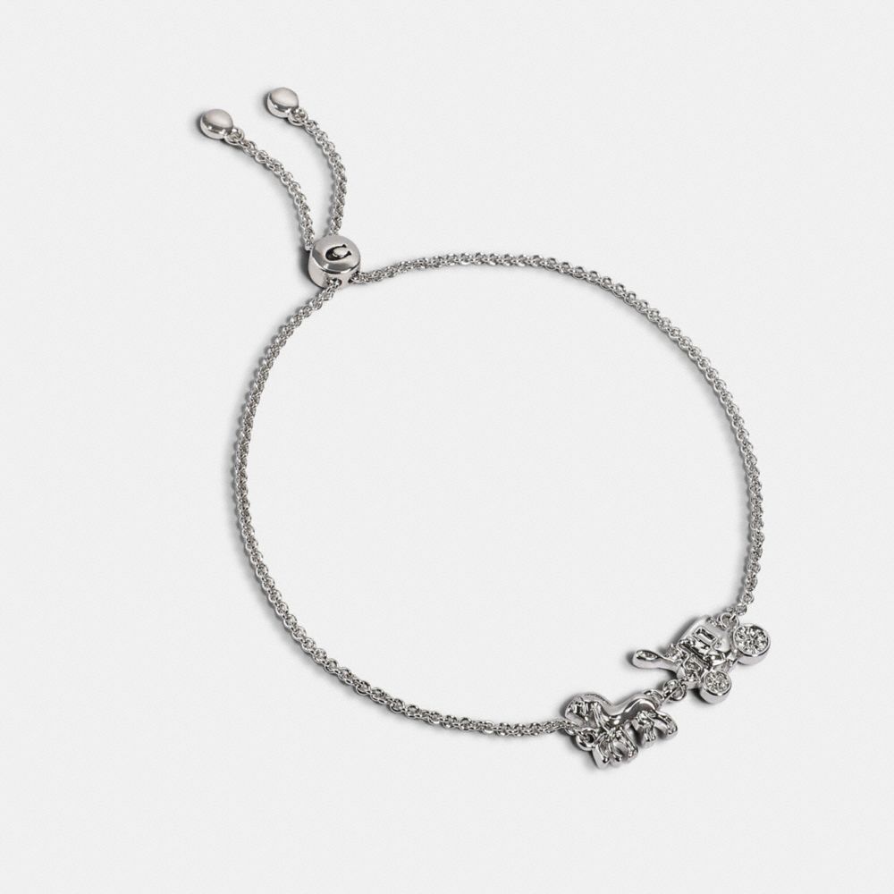 Horse And Carriage Slider Bracelet