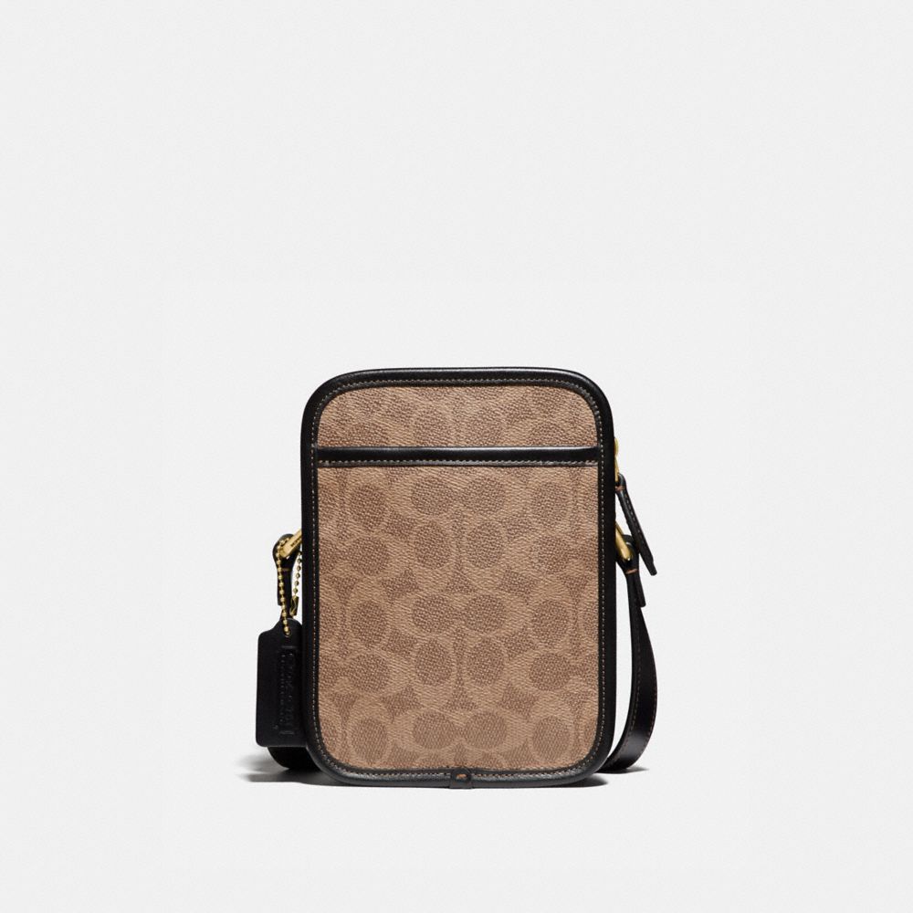 coach camera bag in signature canvas