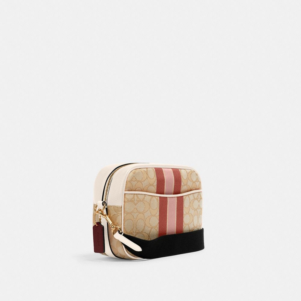 DEMPSEY CAMERA BAG IN SIGNATURE JACQUARD WITH STRIPE AND COACH PATCH | COACH® Outlet