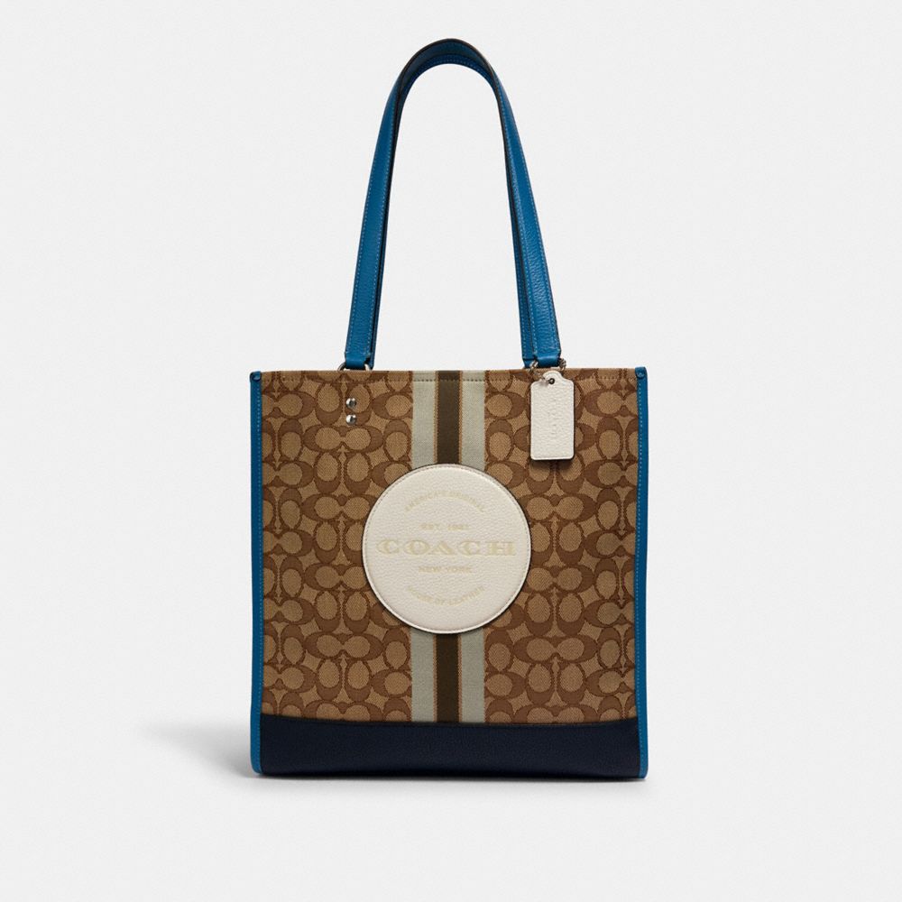 coach jacquard tote