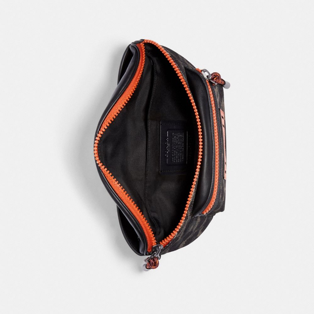 coach camo belt bag