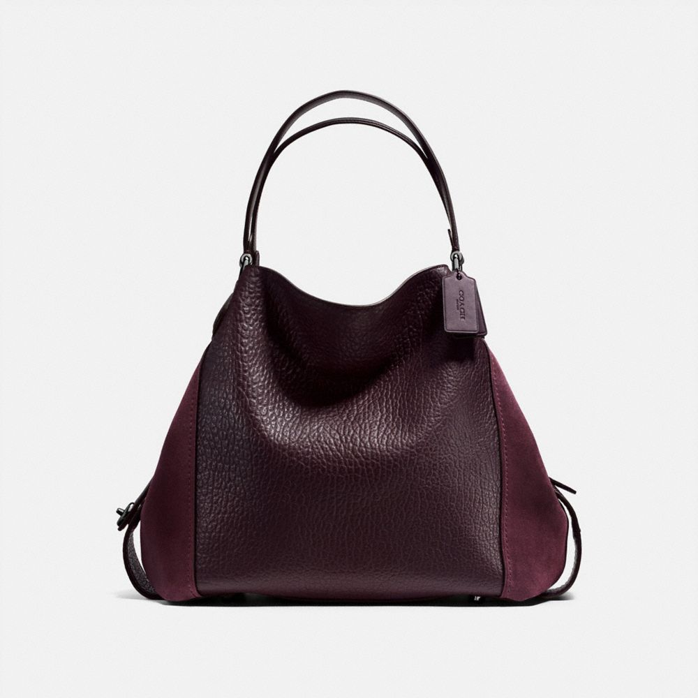 coach edie 42 oxblood