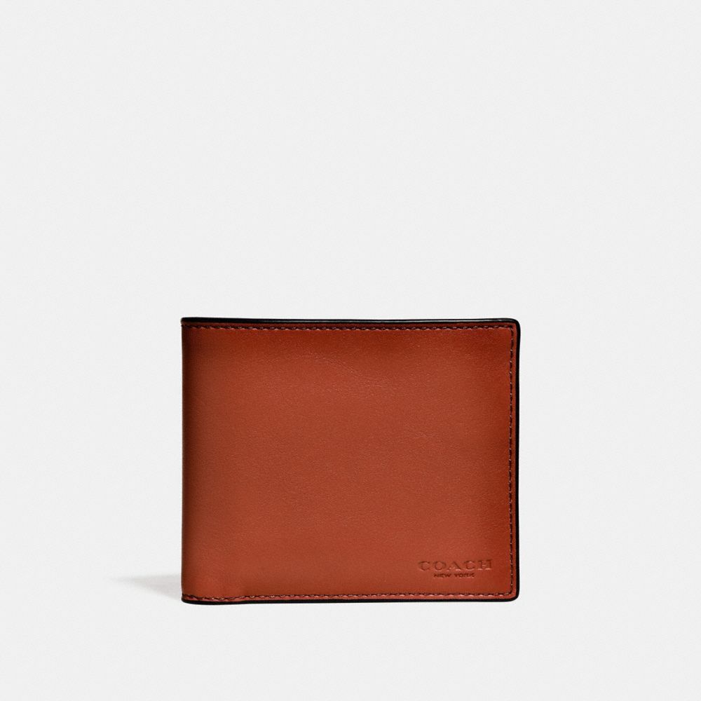 tan coach wallet