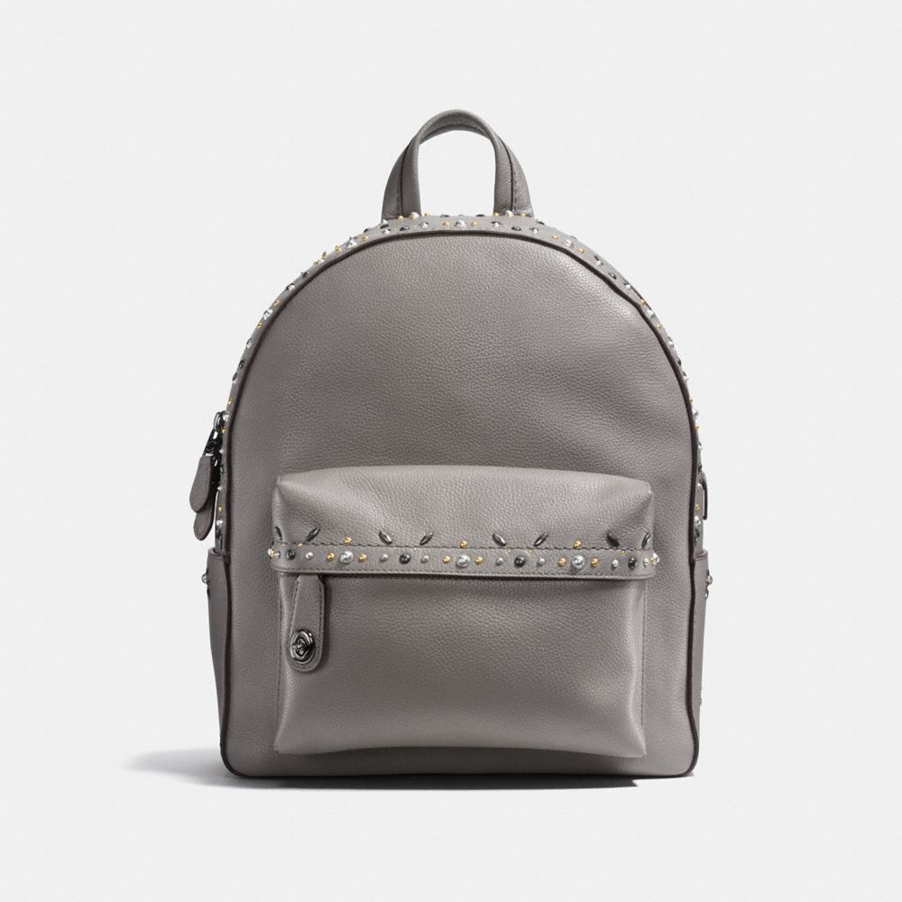 coach campus backpack with rivets