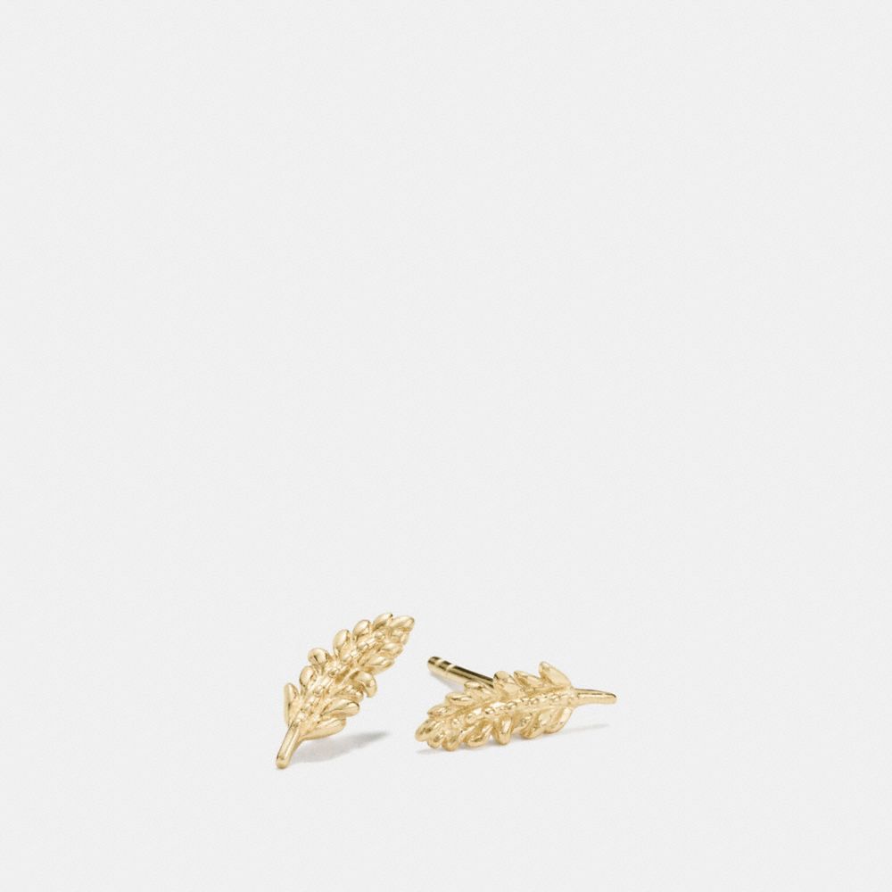 Mini Demi Fine Feather Stud Earrings, , Product