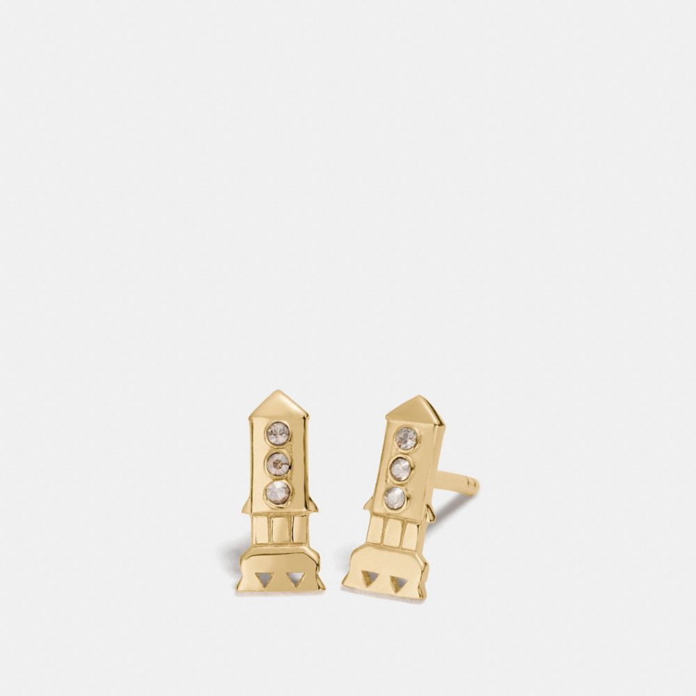 Mini Demi Fine Rocket Stud Earrings, , Product