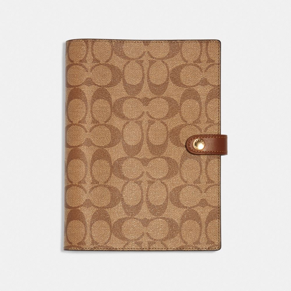 COACH Outlet Notebook With Crayon Hearts Print