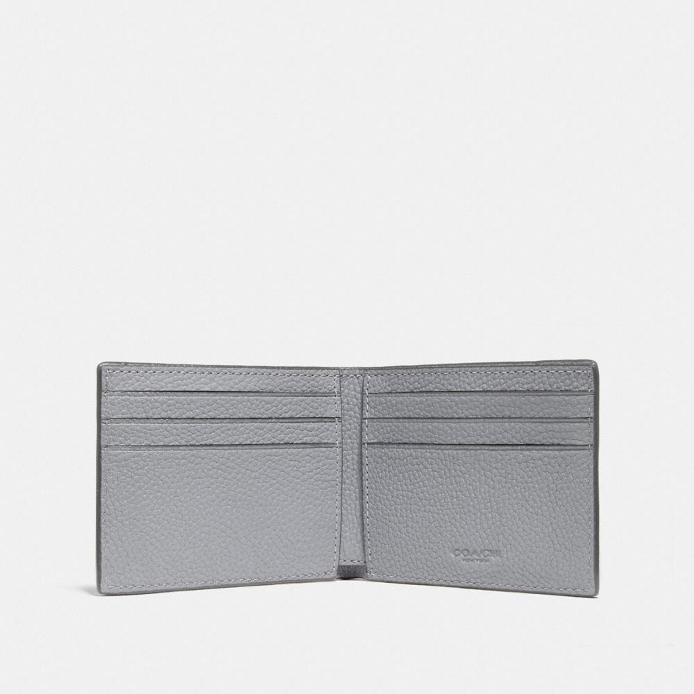 coach wallet gray