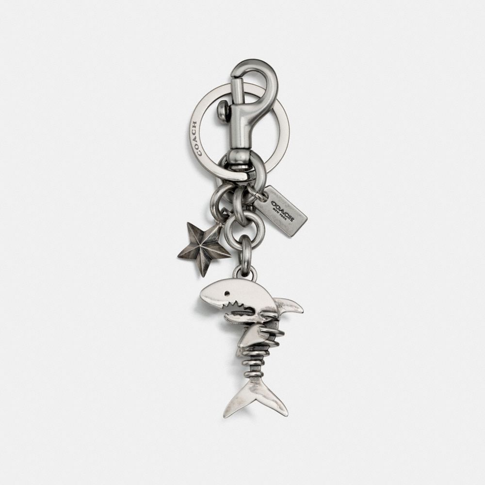sharky bag charm silver full price        $85             $51
