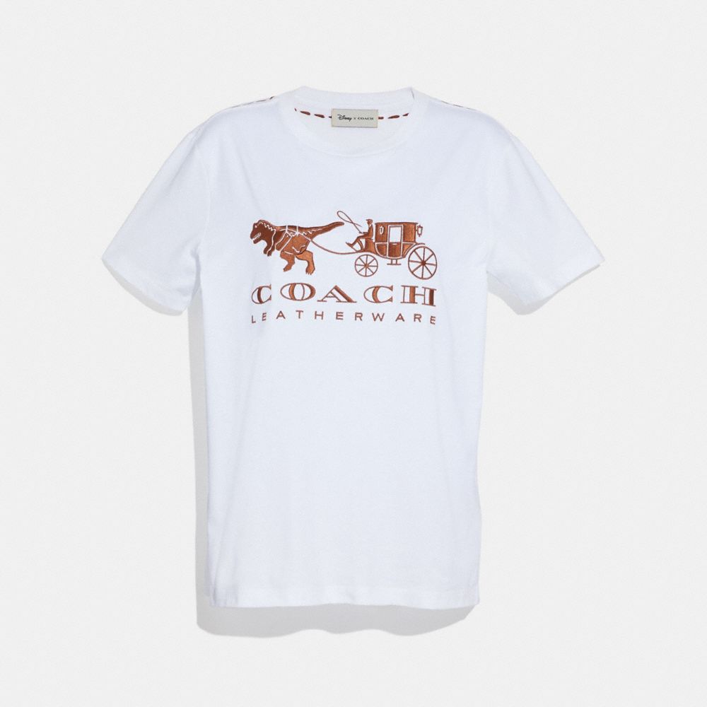 Coach T-shirt Mit Rexy Und Pferdekutsche