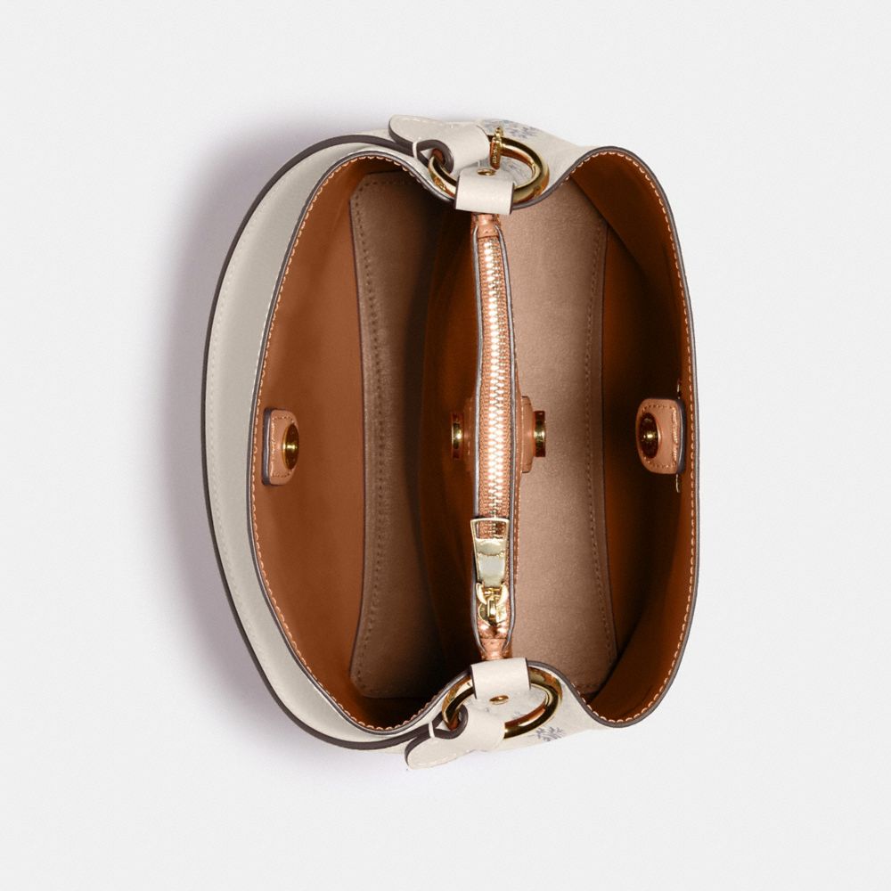 Coach Small Town Bucket Bag White IUCN Water