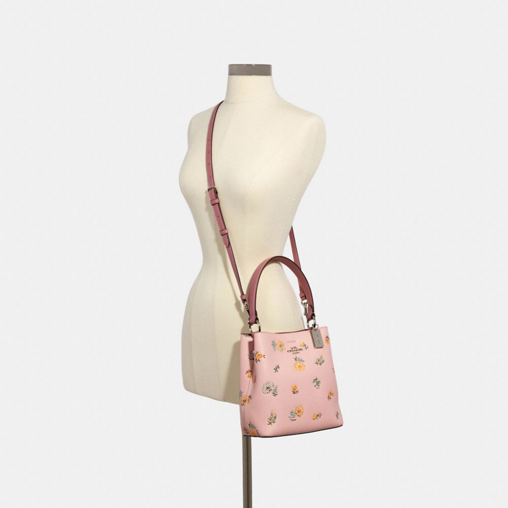 COACH Small Town Bucket Bag With Dandelion Floral Print