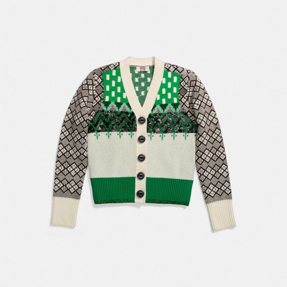 coach cardigan