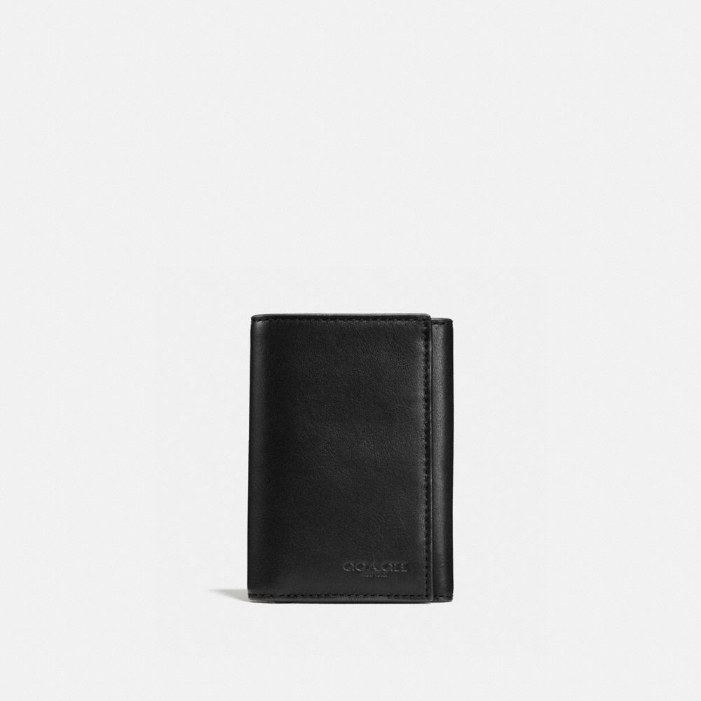 coach wallet men black