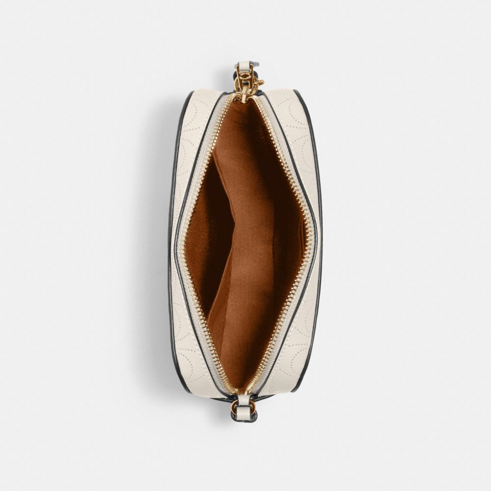 MINI CAMERA BAG IN SIGNATURE LEATHER - Alternate View 1