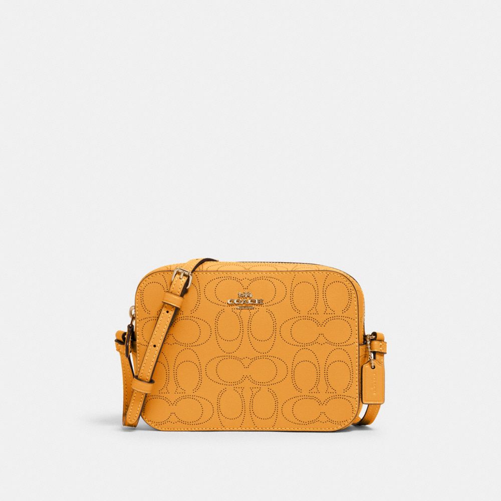 COACH® Outlet MINI CAMERA BAG IN SIGNATURE LEATHER
