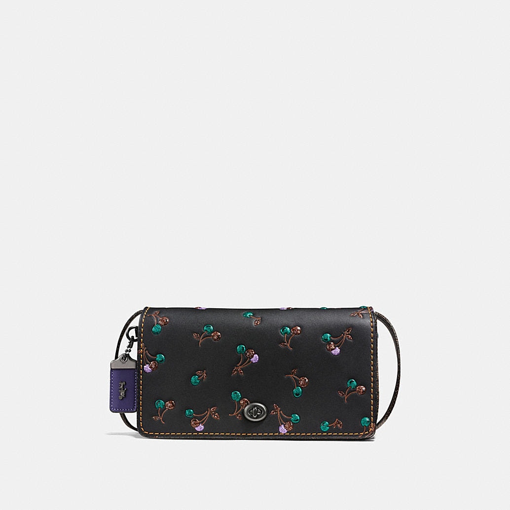 COACH: Dinky With Cherry Print