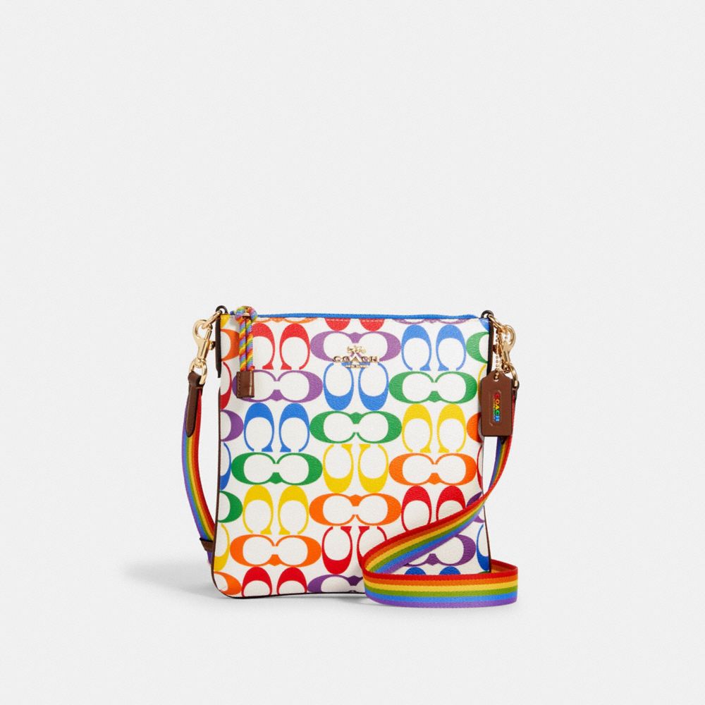 rainbow crossbody bag