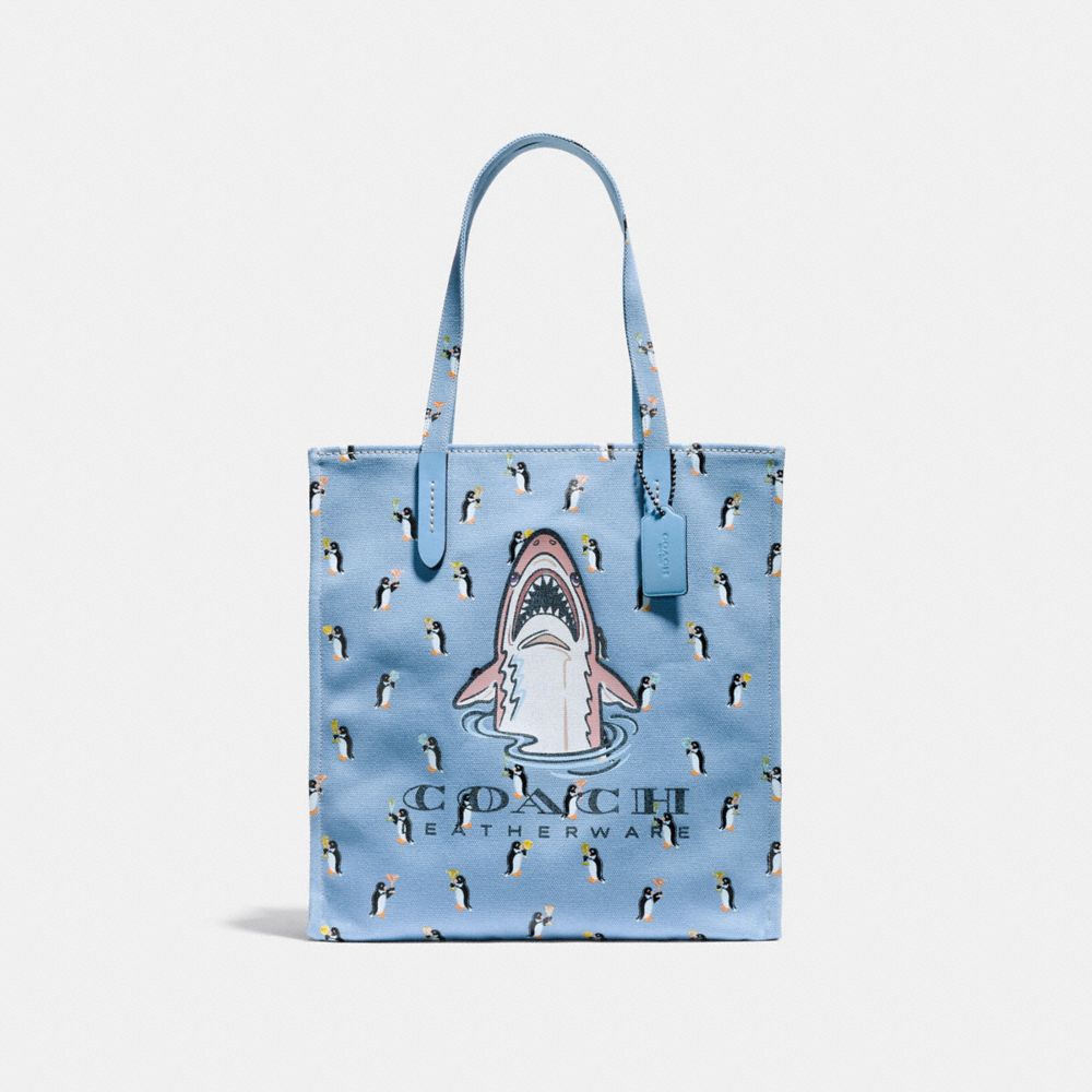 coach shark tote