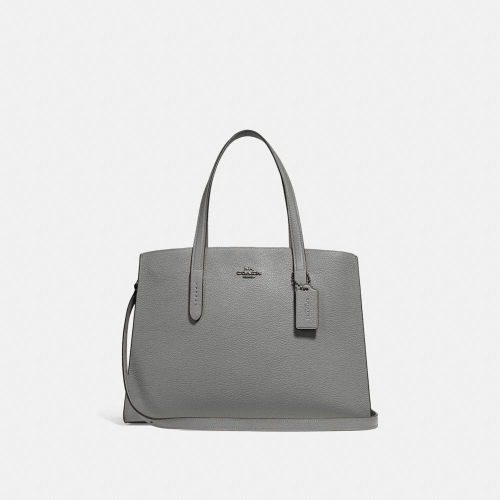 coach charlie carryall gunmetal