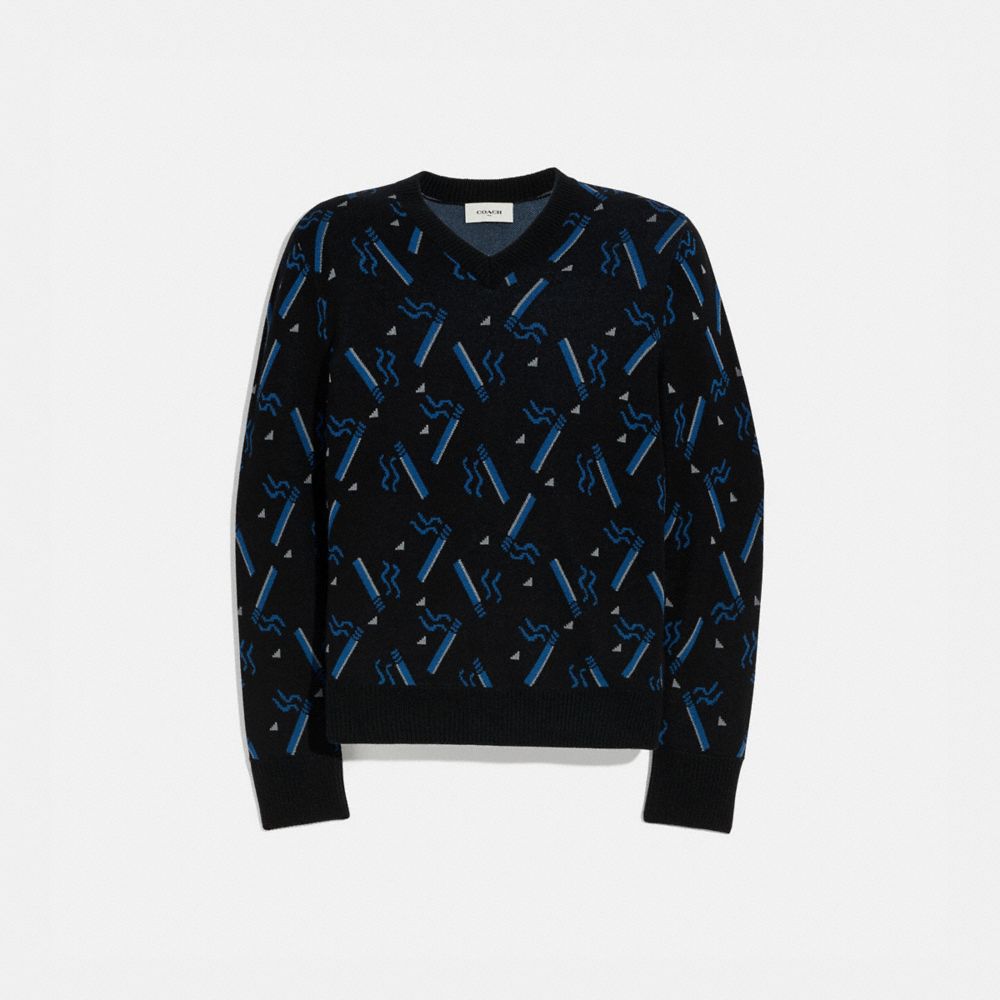 men's coach sweater