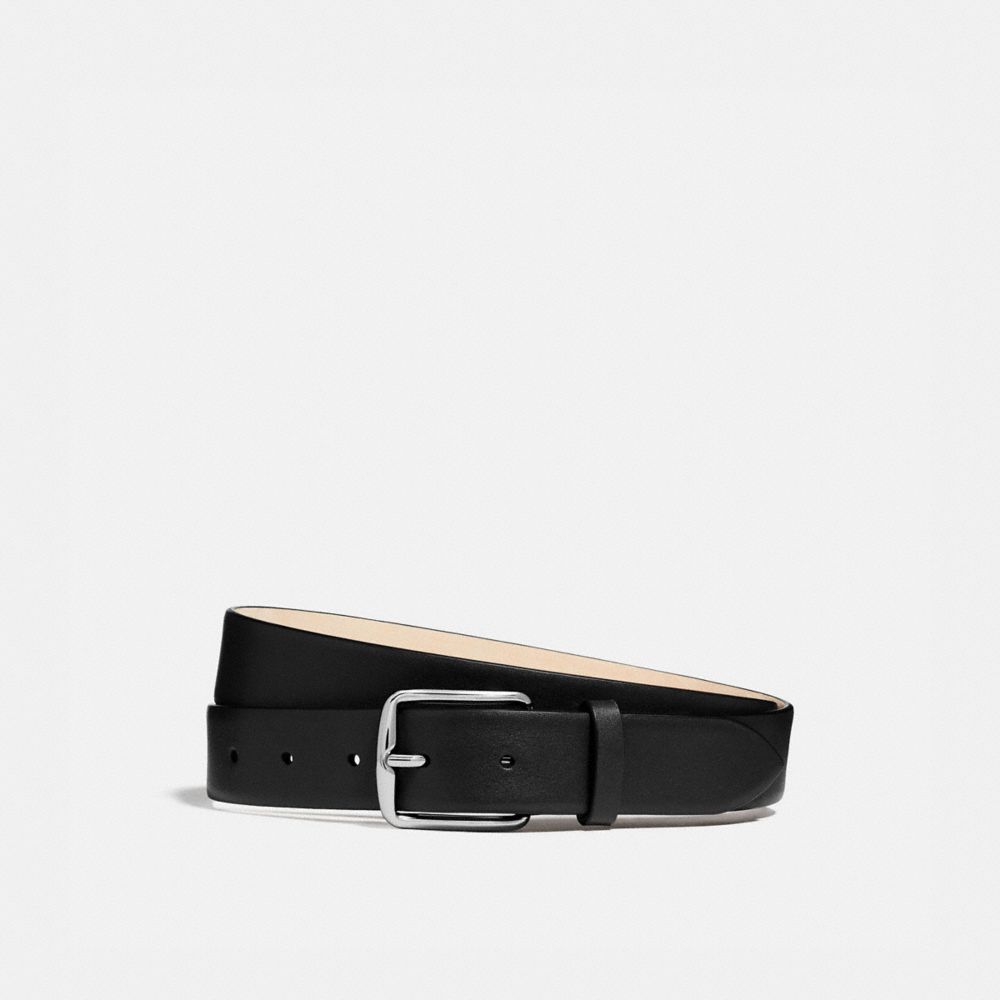 mens black dress belt