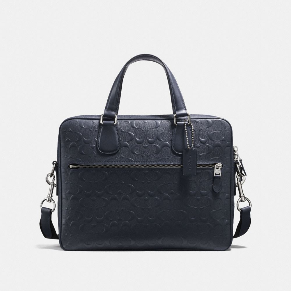 coach hudson 5 bag in signature leather