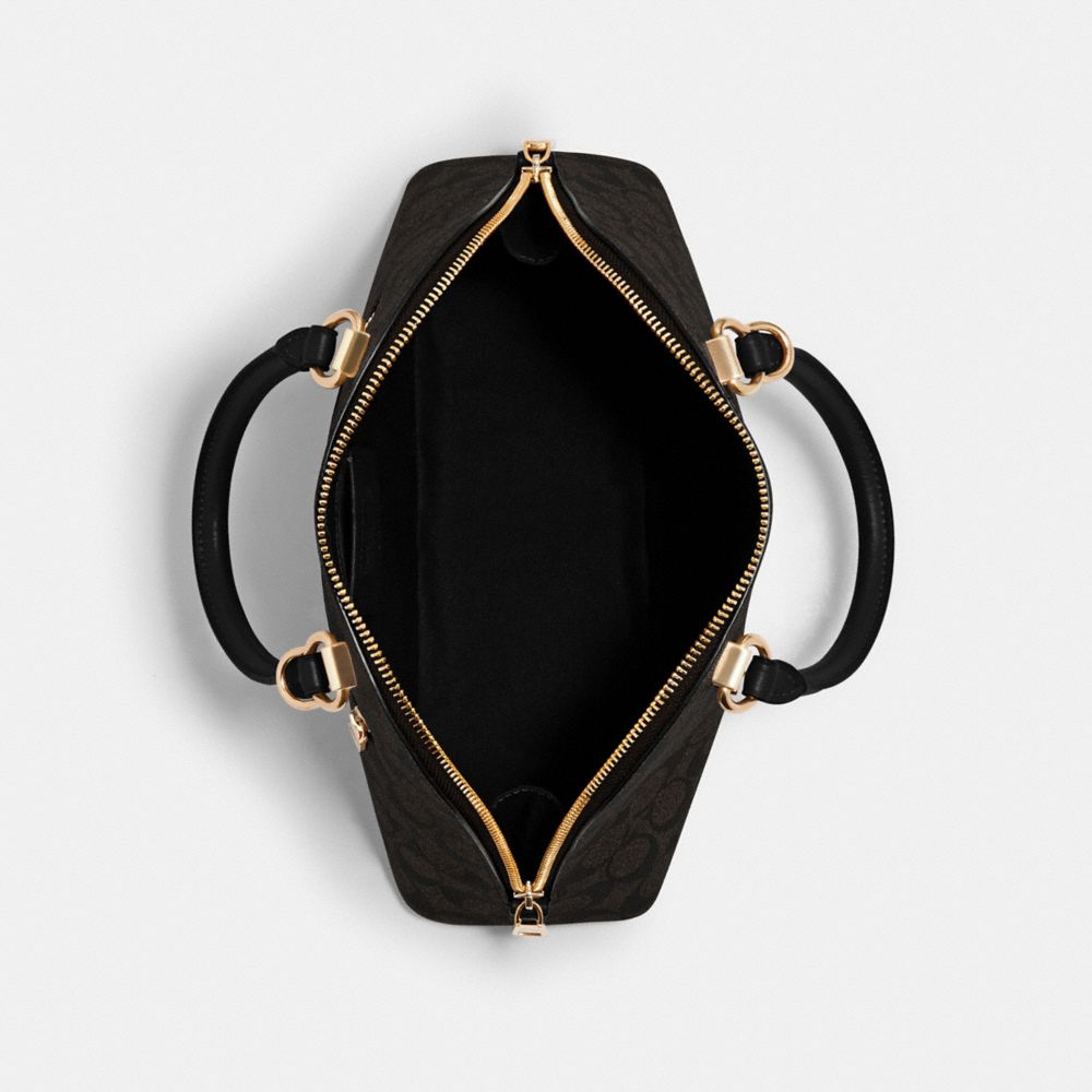 KATY SATCHEL IN SIGNATURE CANVAS - Alternate View 1