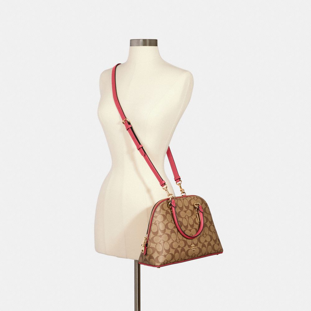KATY SATCHEL IN SIGNATURE CANVAS - Alternate View 2