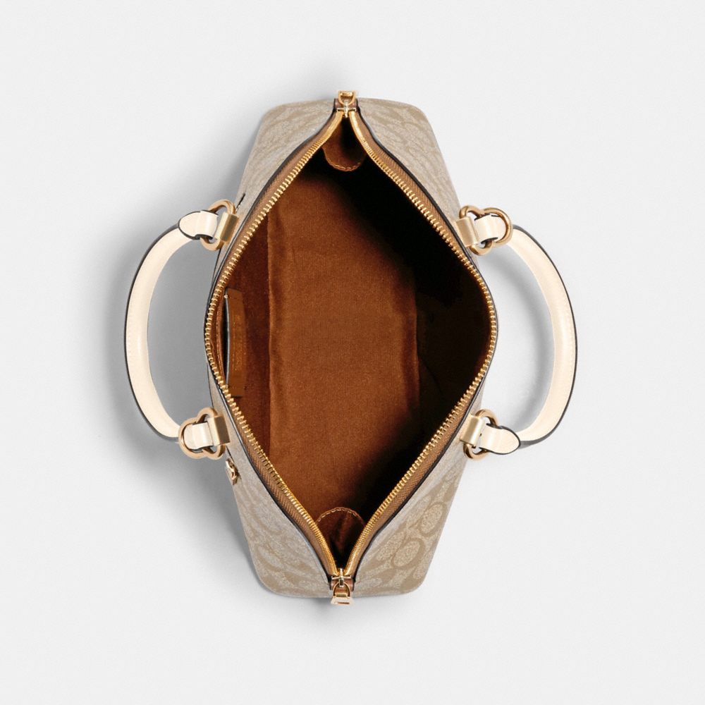 KATY SATCHEL IN SIGNATURE CANVAS - Alternate View 1