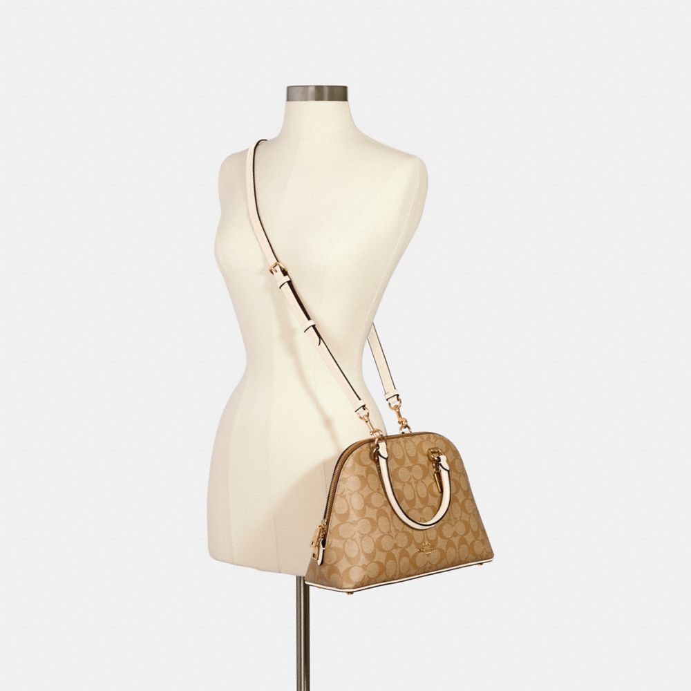 KATY SATCHEL IN SIGNATURE CANVAS - Alternate View 2