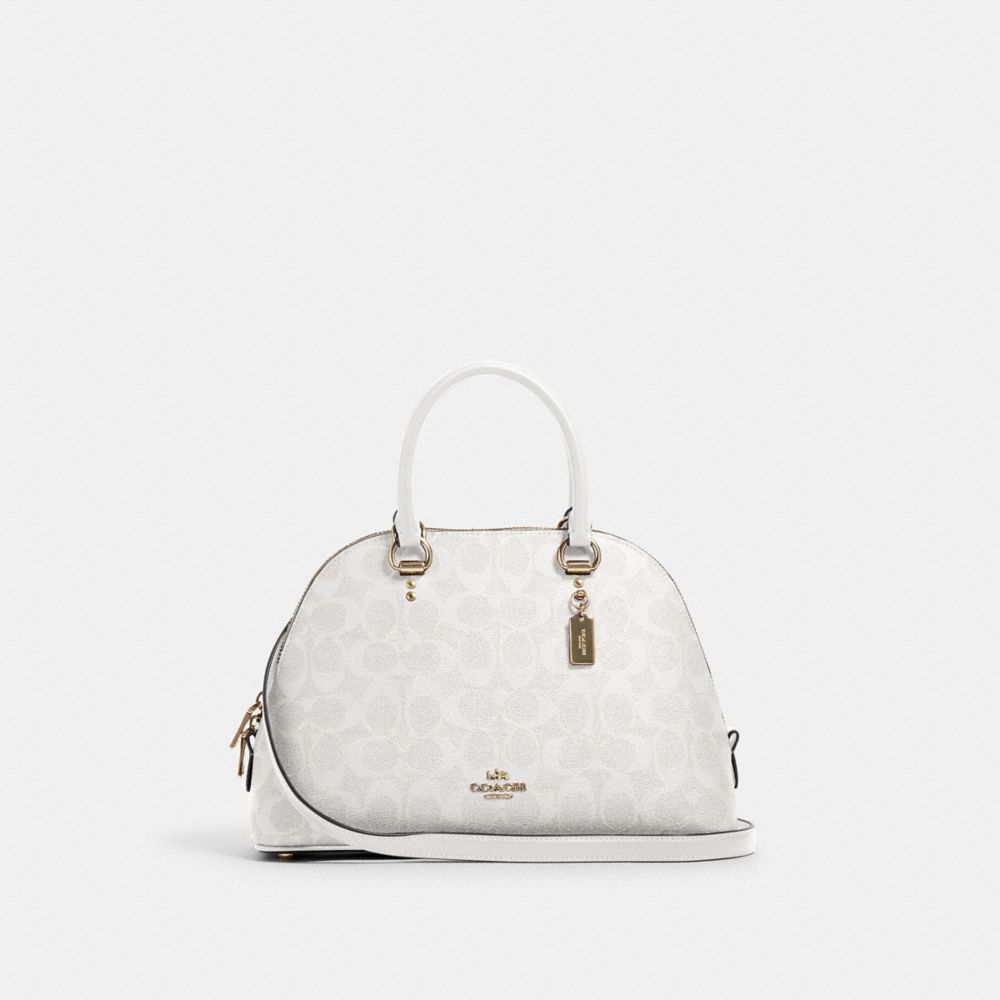 KATY SATCHEL IN SIGNATURE CANVAS