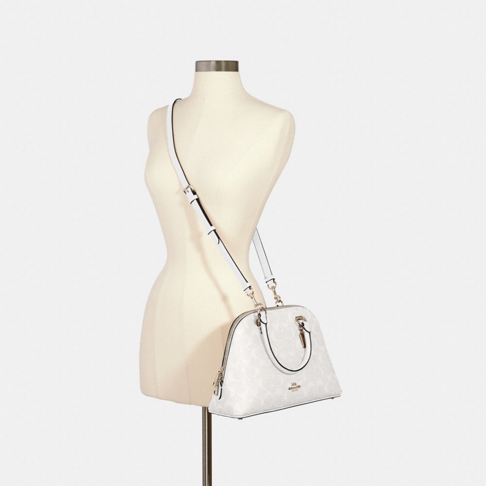 KATY SATCHEL IN SIGNATURE CANVAS - Alternate View 2