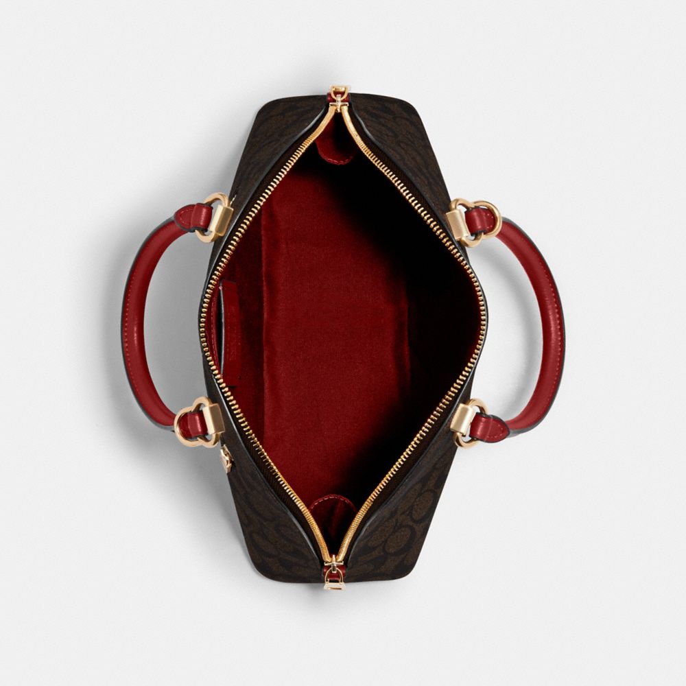 KATY SATCHEL IN SIGNATURE CANVAS - Alternate View 1