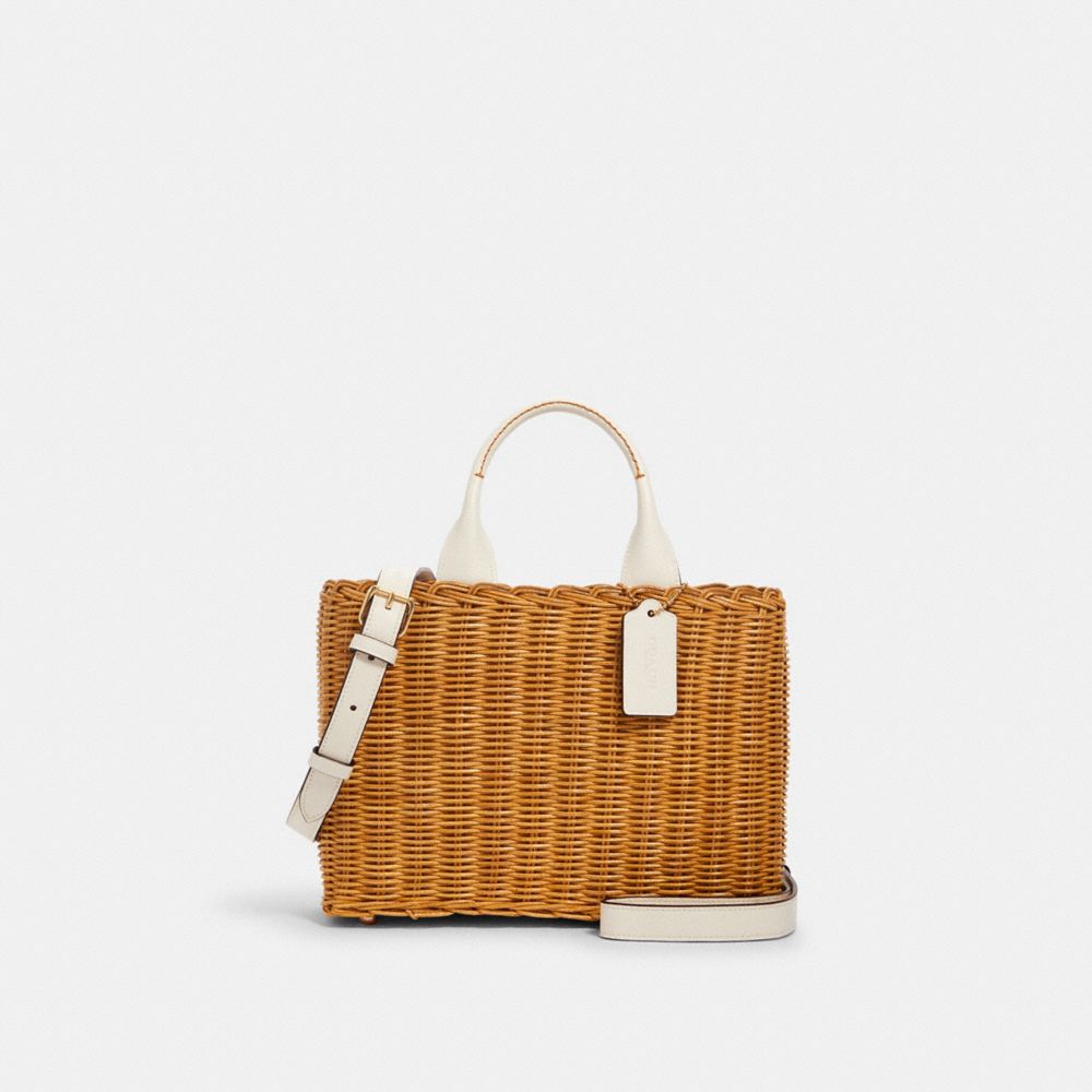 coach wicker purse