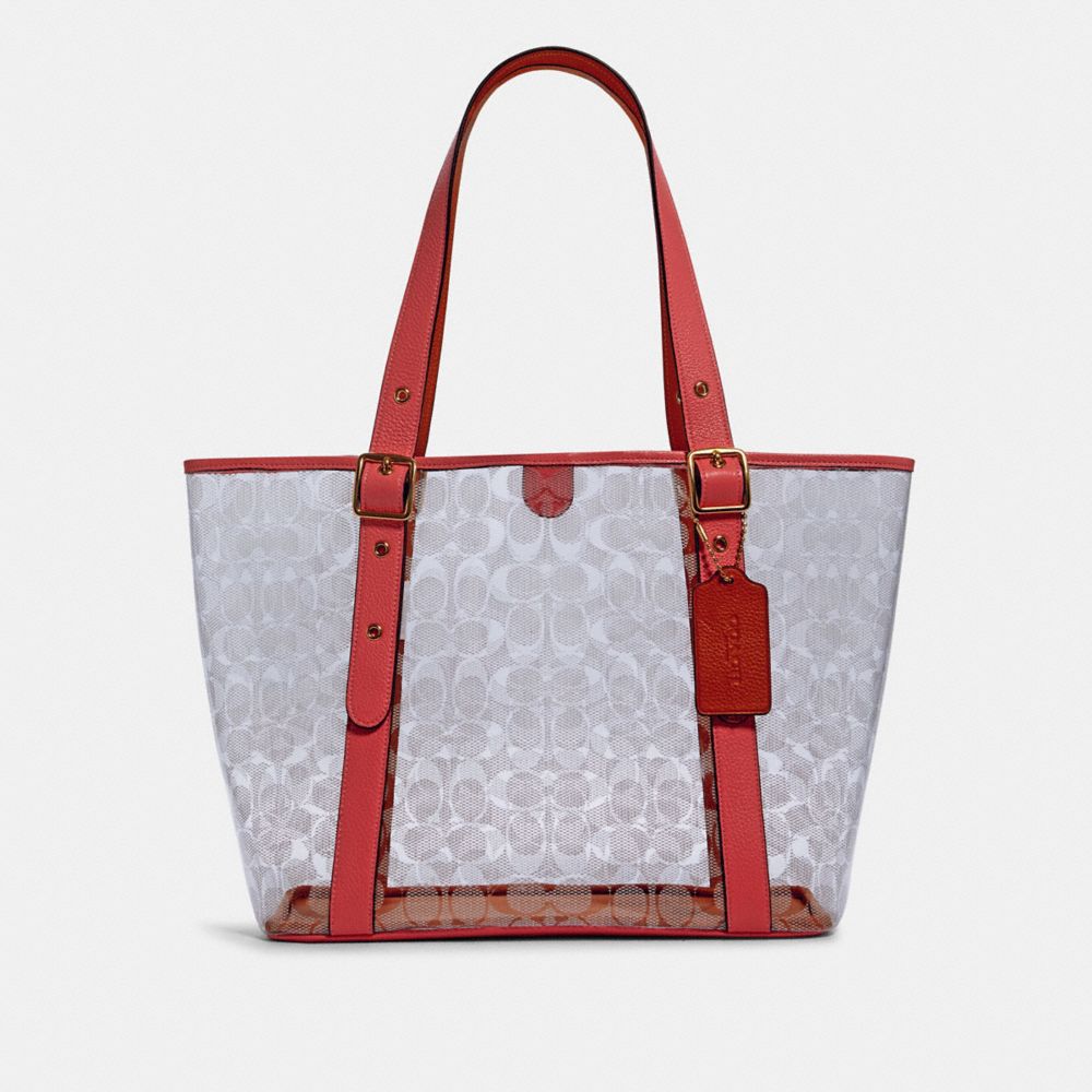 coach clear tote