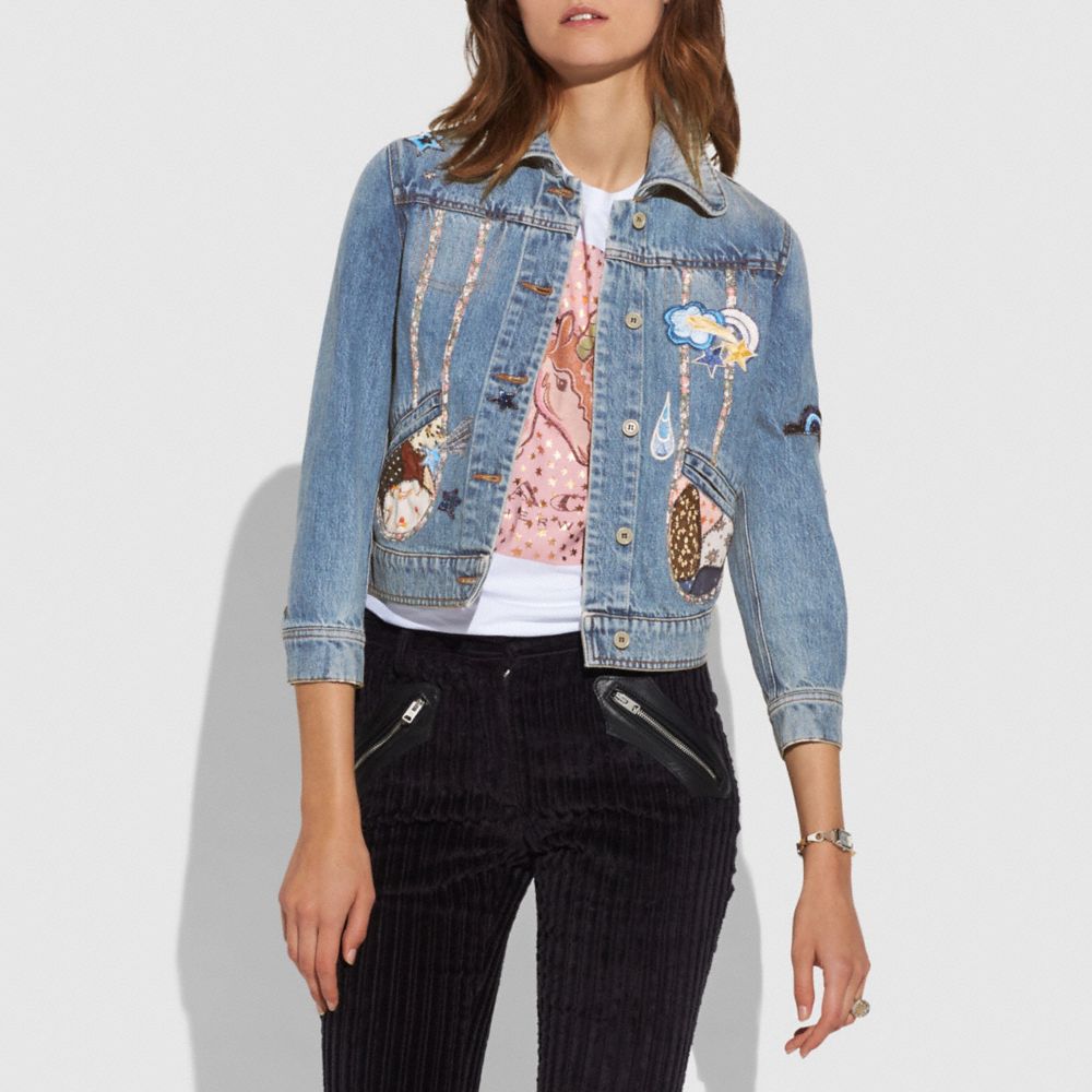 coach jean jacket